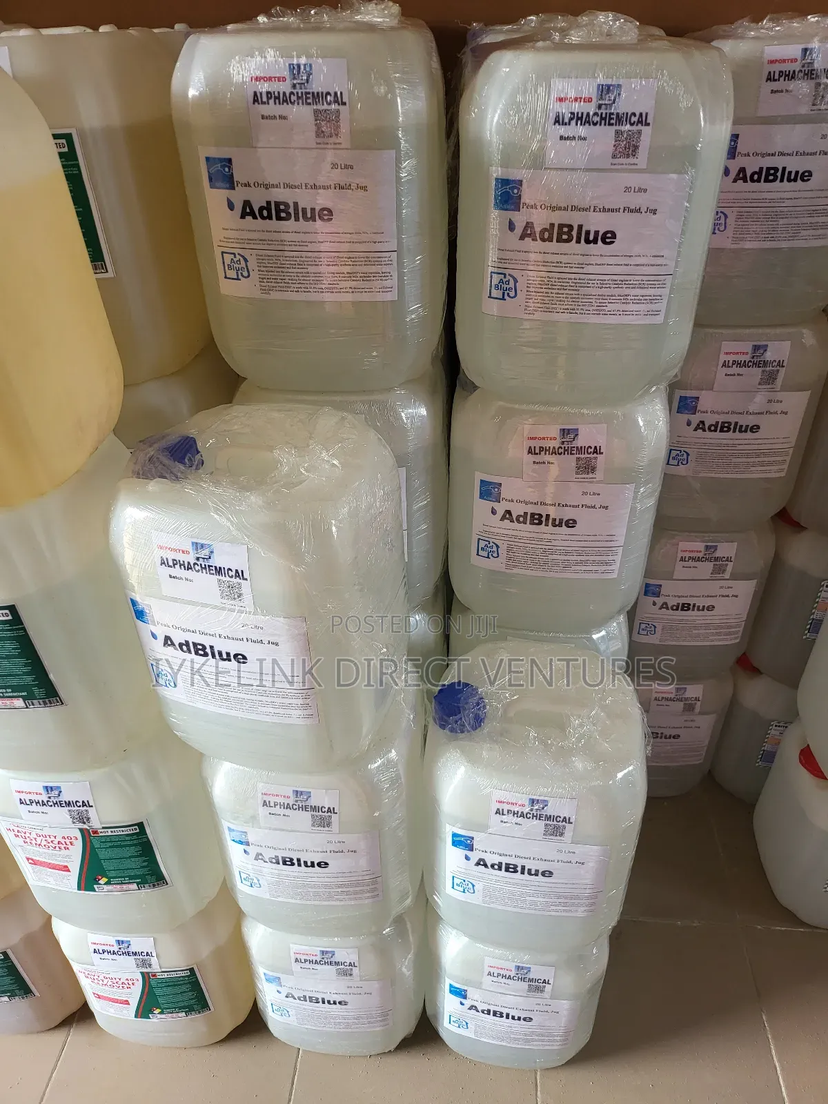 20-Liter Containers of Adblue
