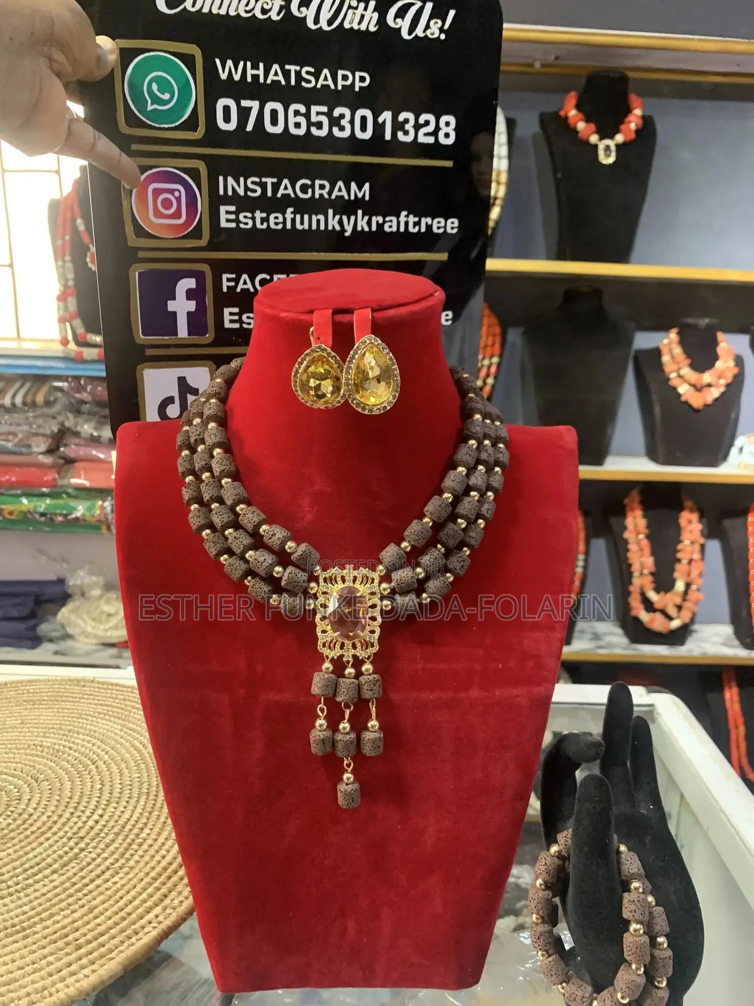 Classic Lava Beaded Jewelry