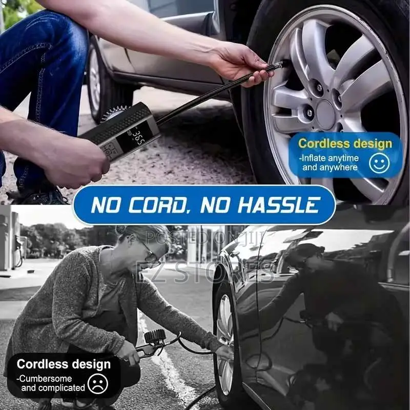 Wireless Digital Air Pump | 150 Psi Portable Tire Inflator