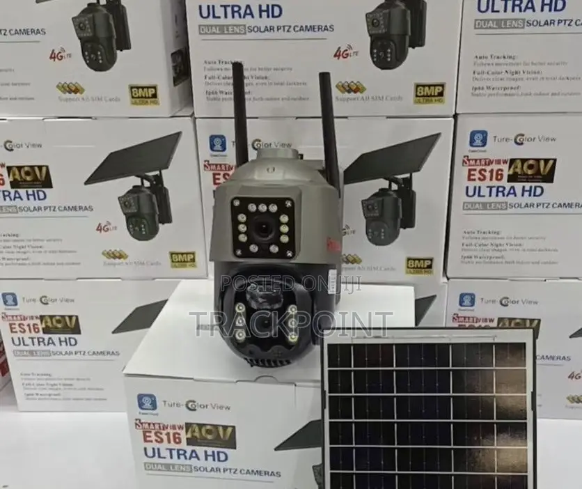 Wireless Solar CCTV for Security Monitoring With Long-Lasting Battery