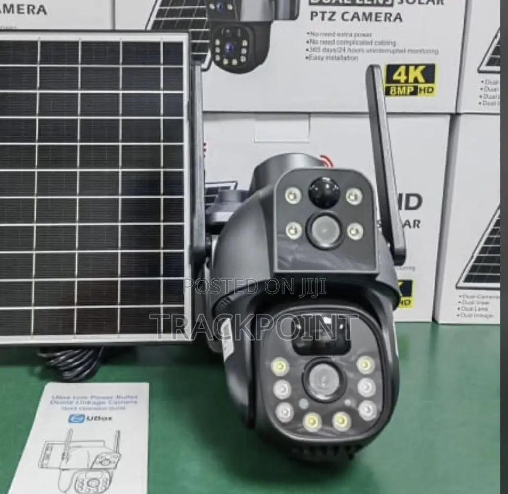 Wireless Solar CCTV for Security Monitoring With Long-Lasting Battery