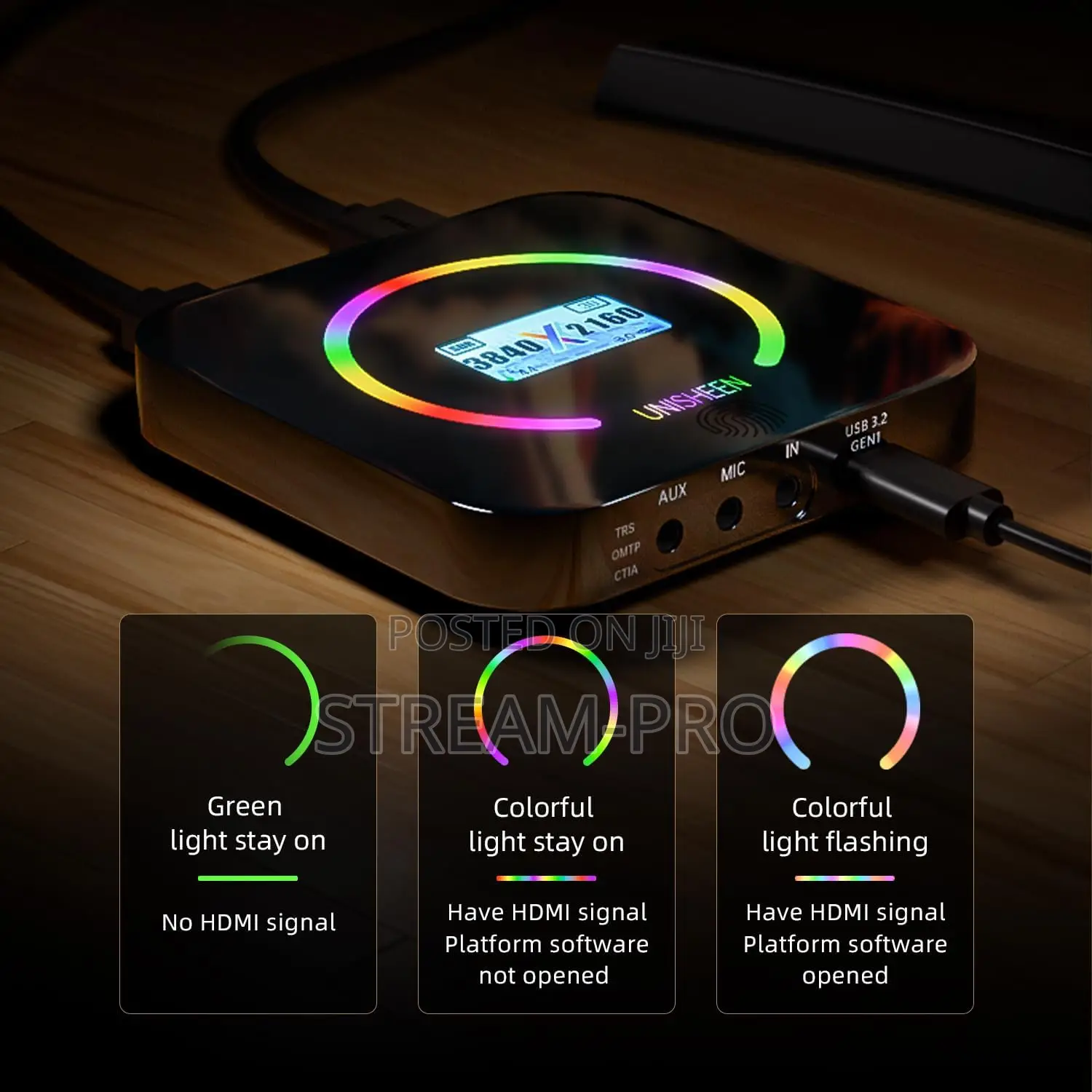 Usb 3.2 4k60 Game Video Capture Card 1080p 240 FPS HDR VRR
