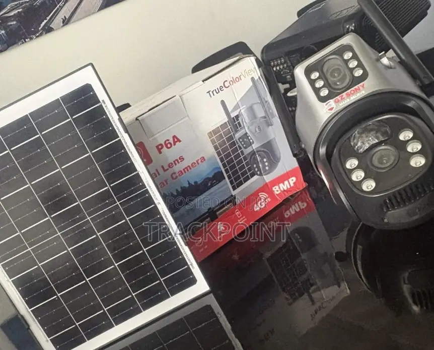 10mp 2-Lens 360° Solar CCTV Smart Camera
