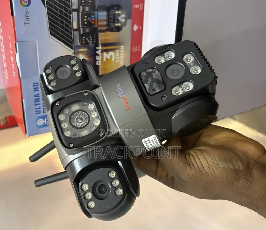 3-Angled Smart Security Camera in a Brand New Condition