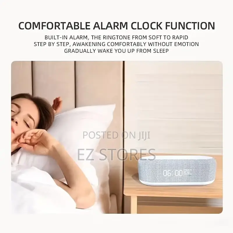 4-in-1 Led Alarm Clock | Wireless Charger Night Light