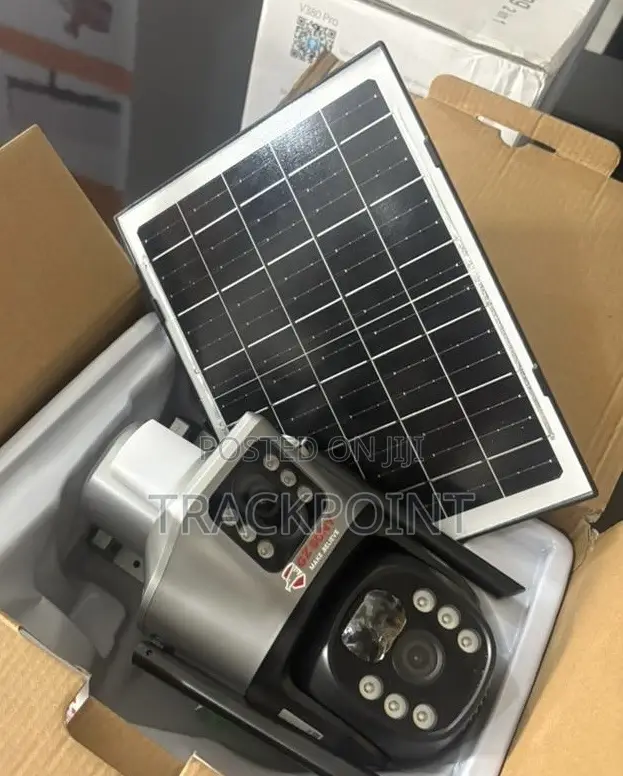 Good Smart Security Solar Powered Two-Eye Camera With 8mp Features