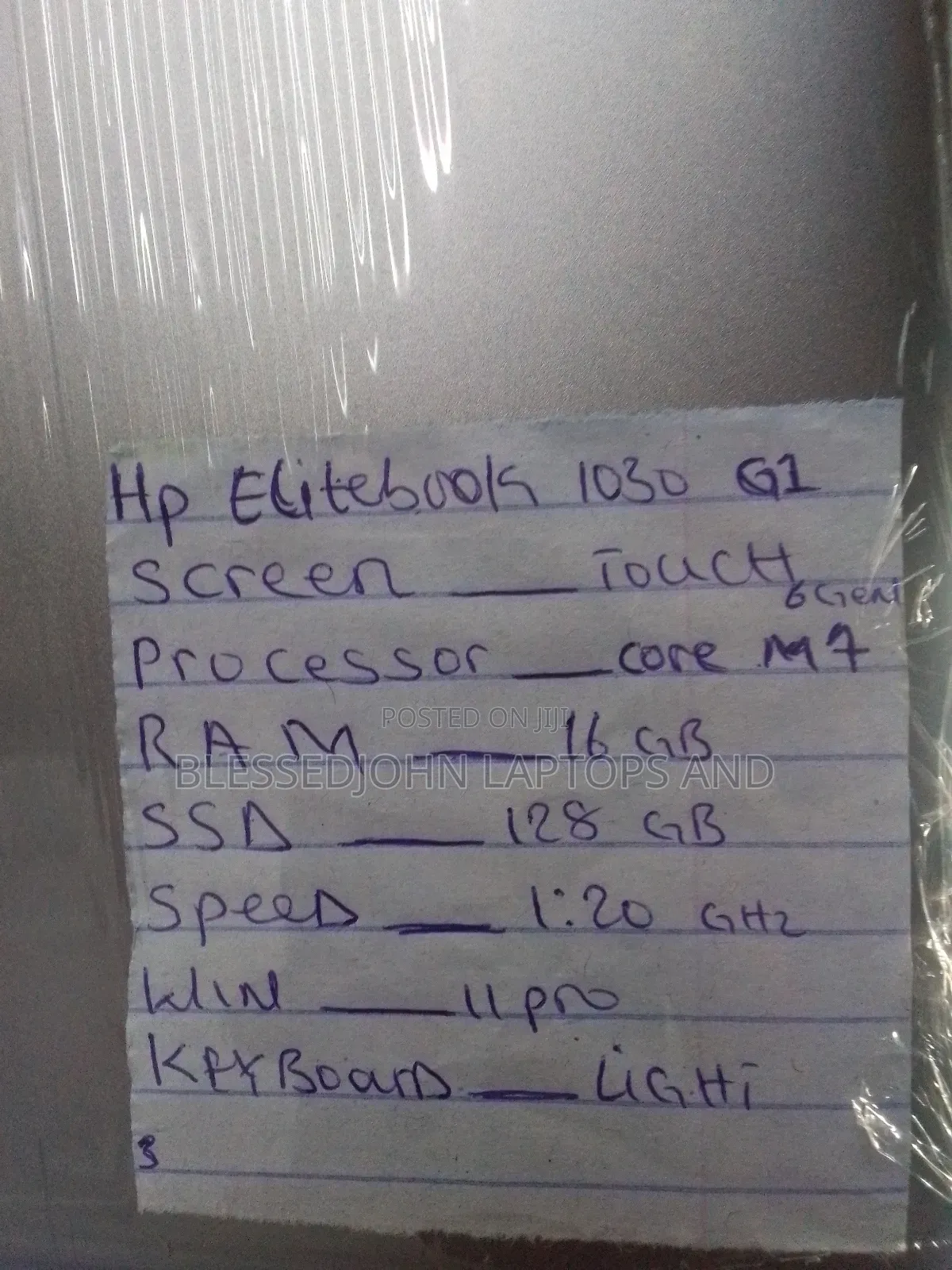 Laptop HP EliteBook 1030 G1 16GB Intel Core i7 SSD 128GB