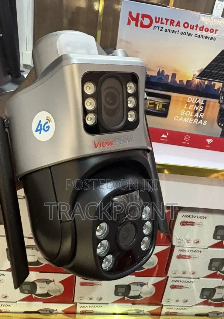 24/7 Uninterrupted Solar Dual Lens Camera With Good Viewing Qualitie