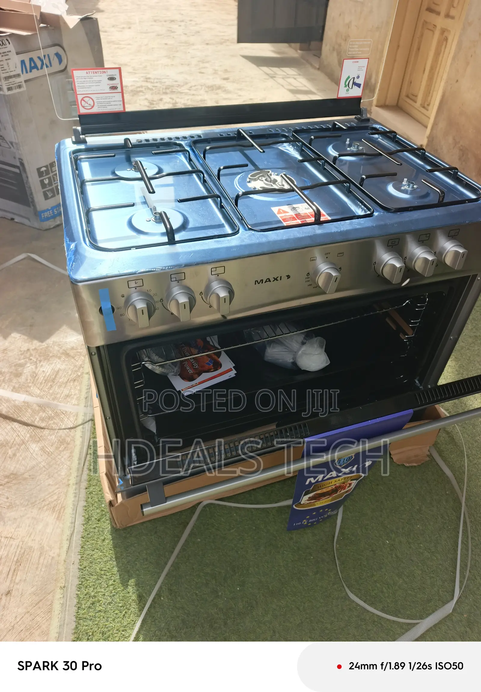 Maxi 90x60 Gas Cooker With Spacious Oven–Perfect for Large Family Meal
