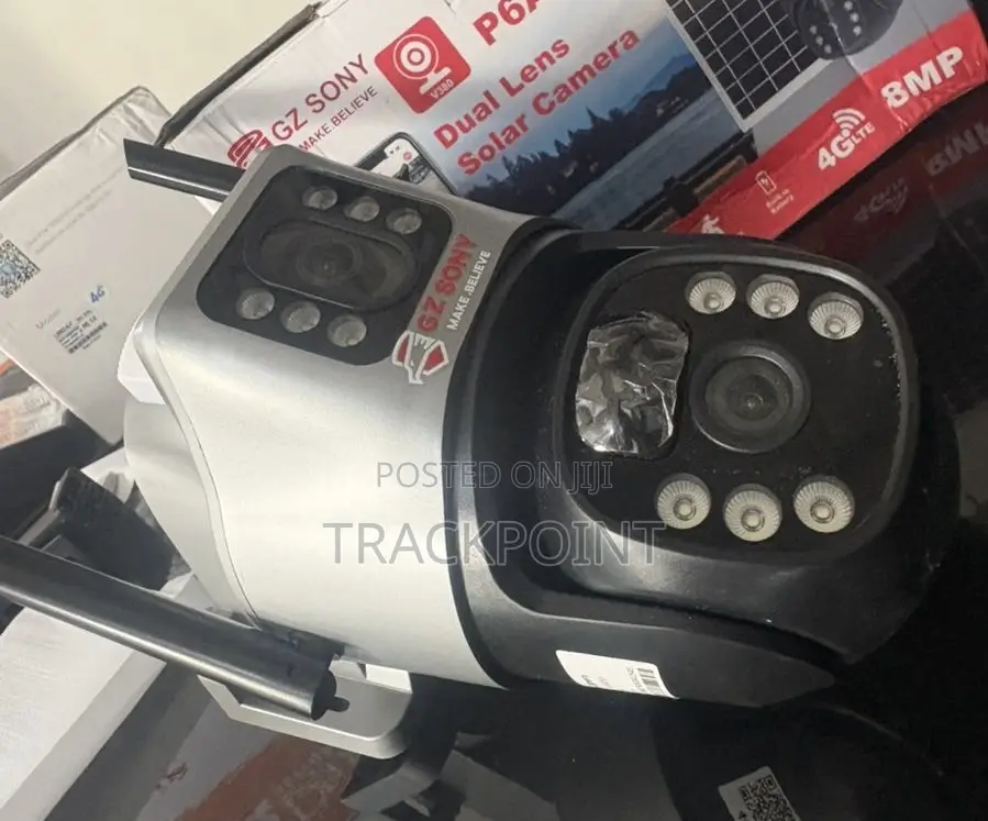 Dual Lens Wireless Two-Way Audio Smart Camera With High Solar Features