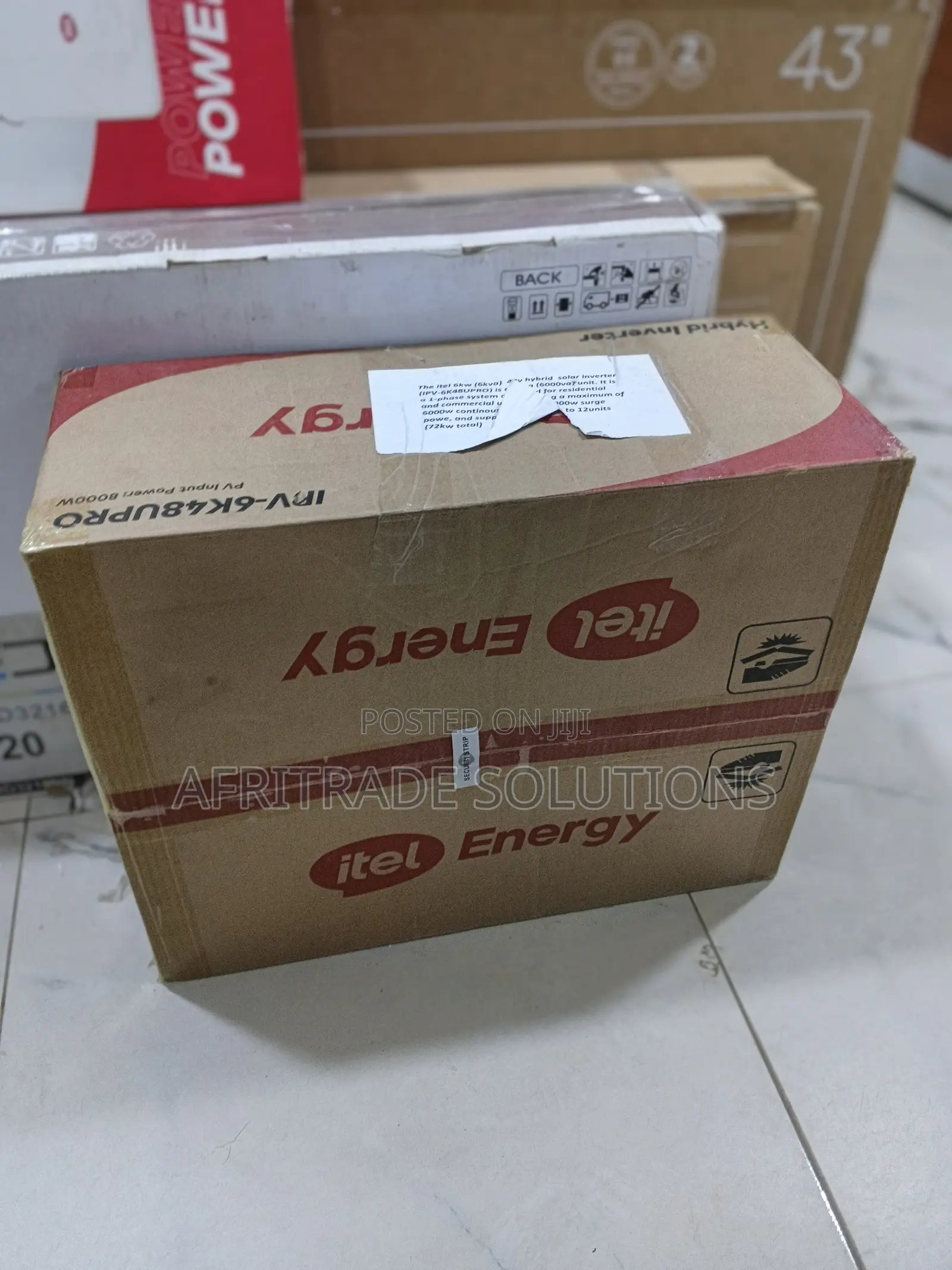 Itel Pv-6k48upro 6kw Hybrid Solar Inverter – 48v Smart Power