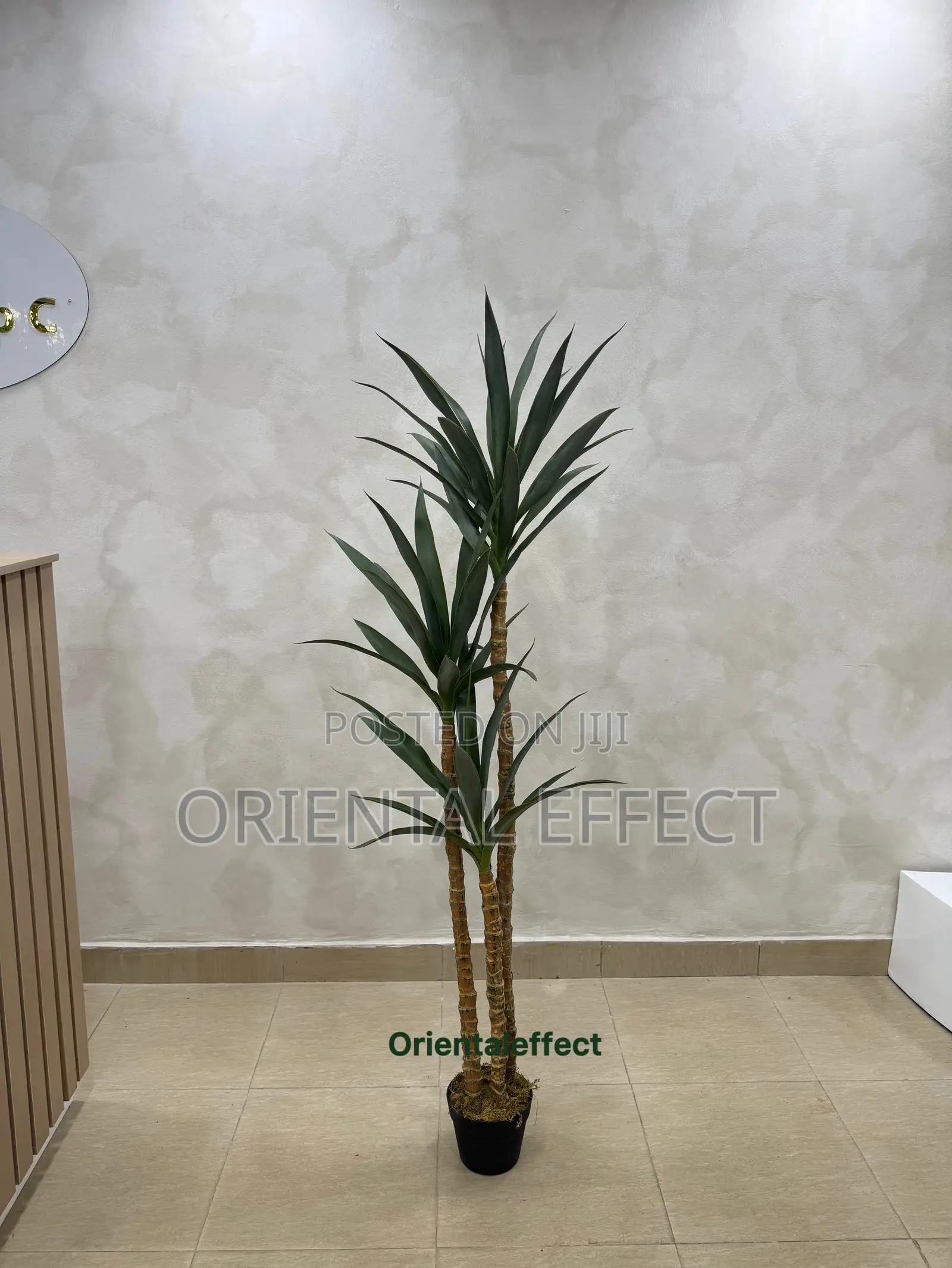 Artificial Slim Yucca Plant (160cm) Modern Indoor Home Office Decor