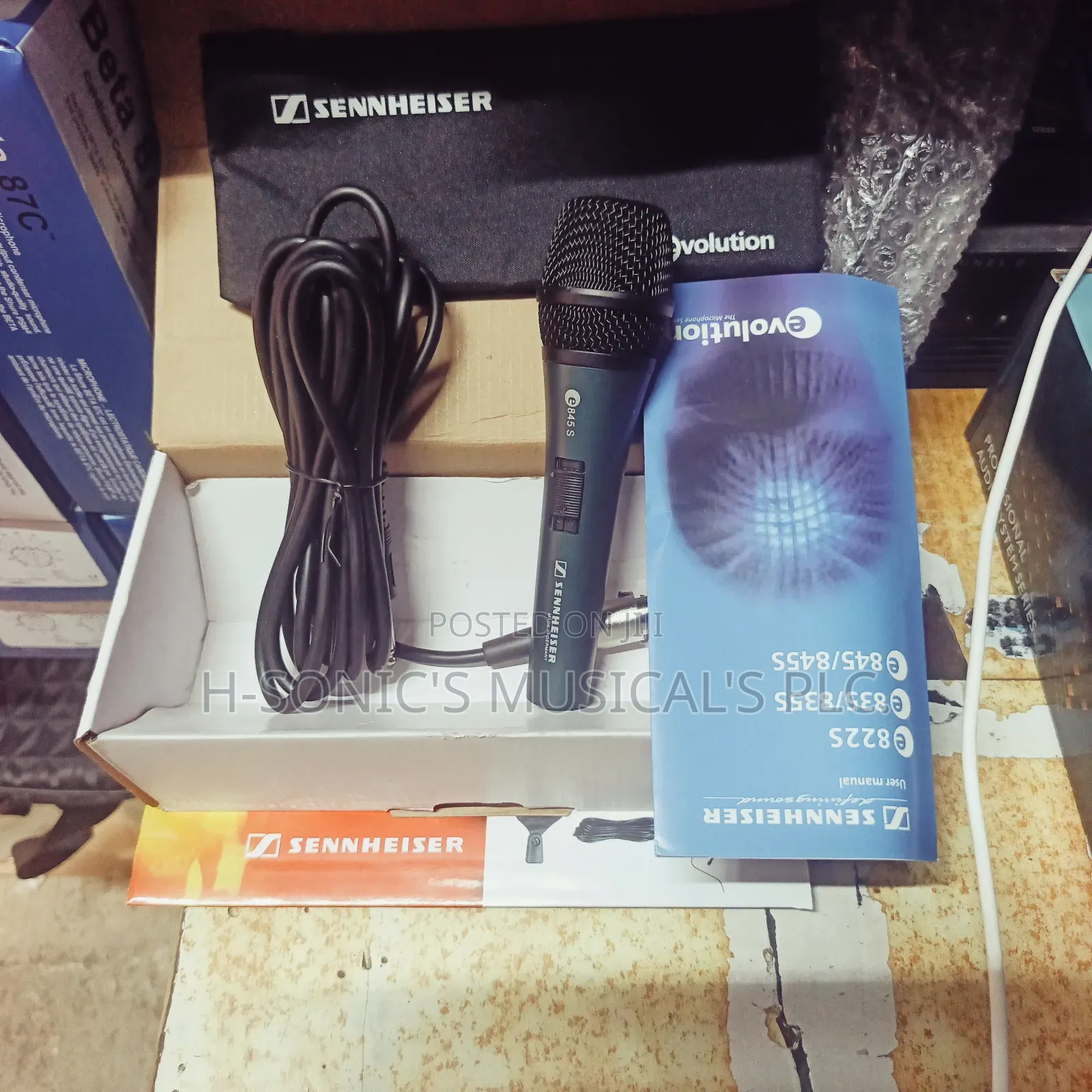 Sennheiser E845s Evolution Wired Microphone.