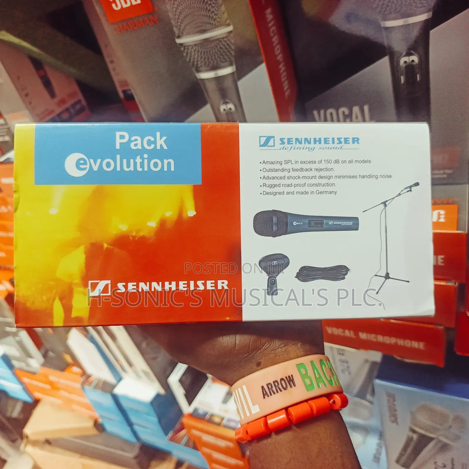 Sennheiser E845s Evolution Wired Microphone.
