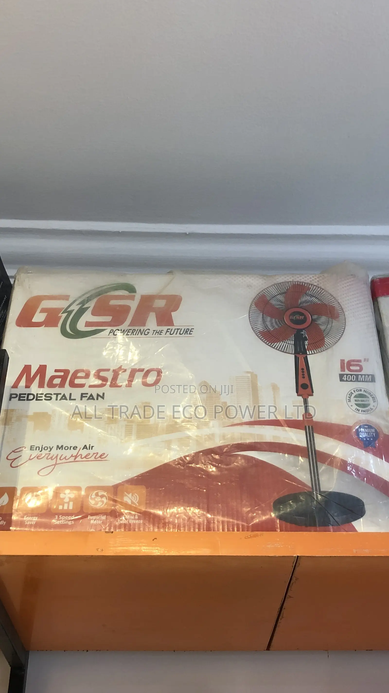 GSR 16-Inch Non-Rechargeable Fan