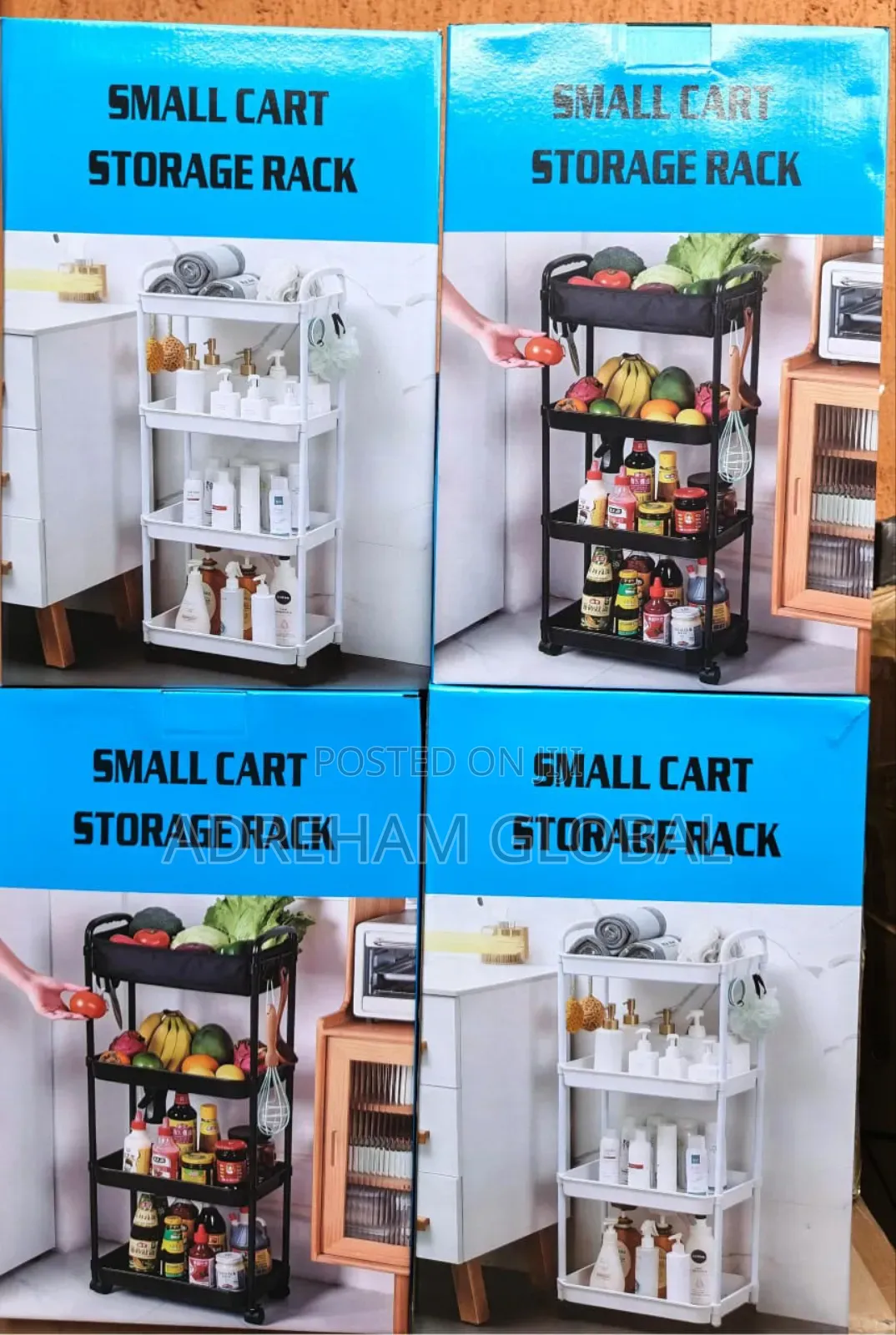 Strong Small Storage Rack With Iron Stand,While the Centre Is Plastic