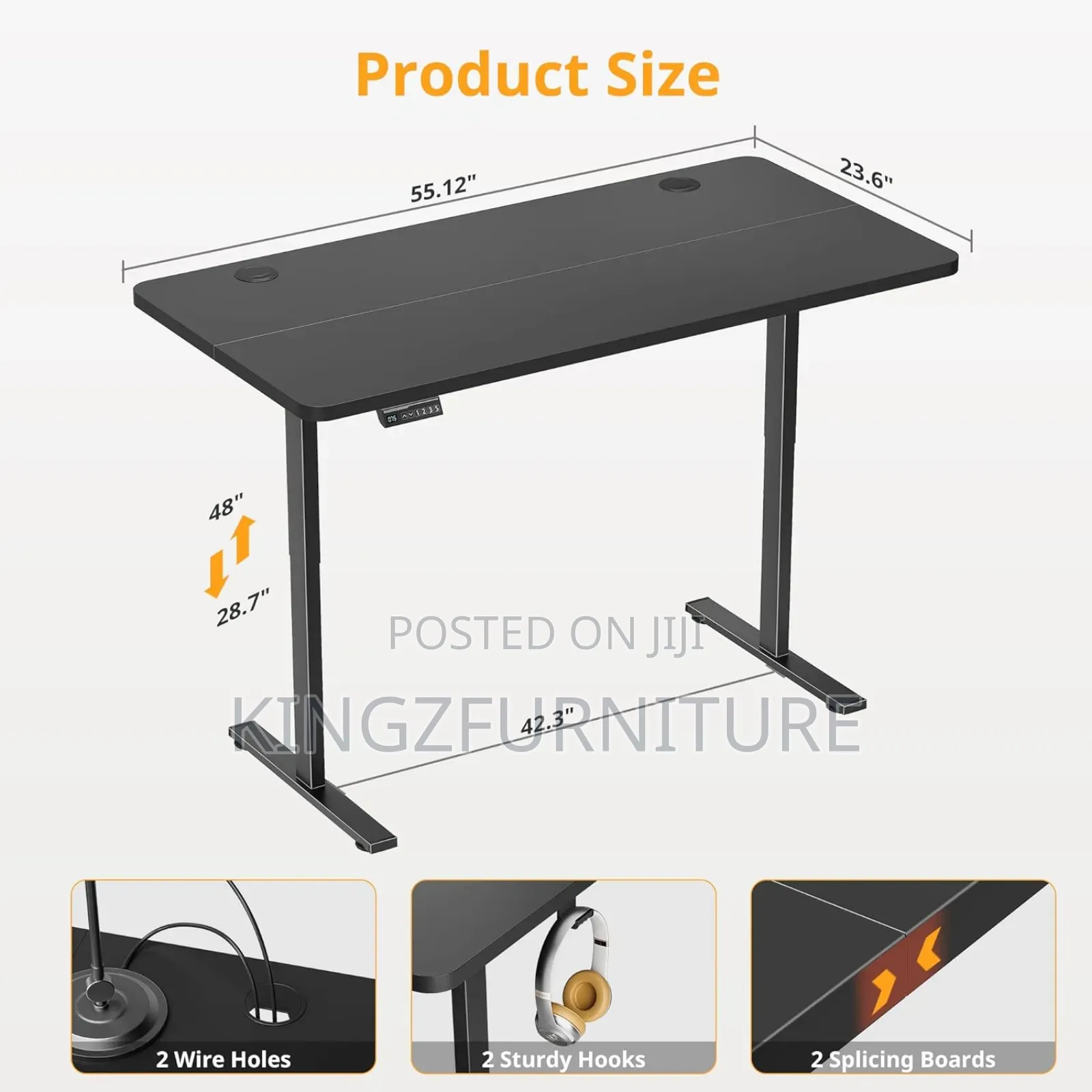 Sit Stand Office Adjustable Desk