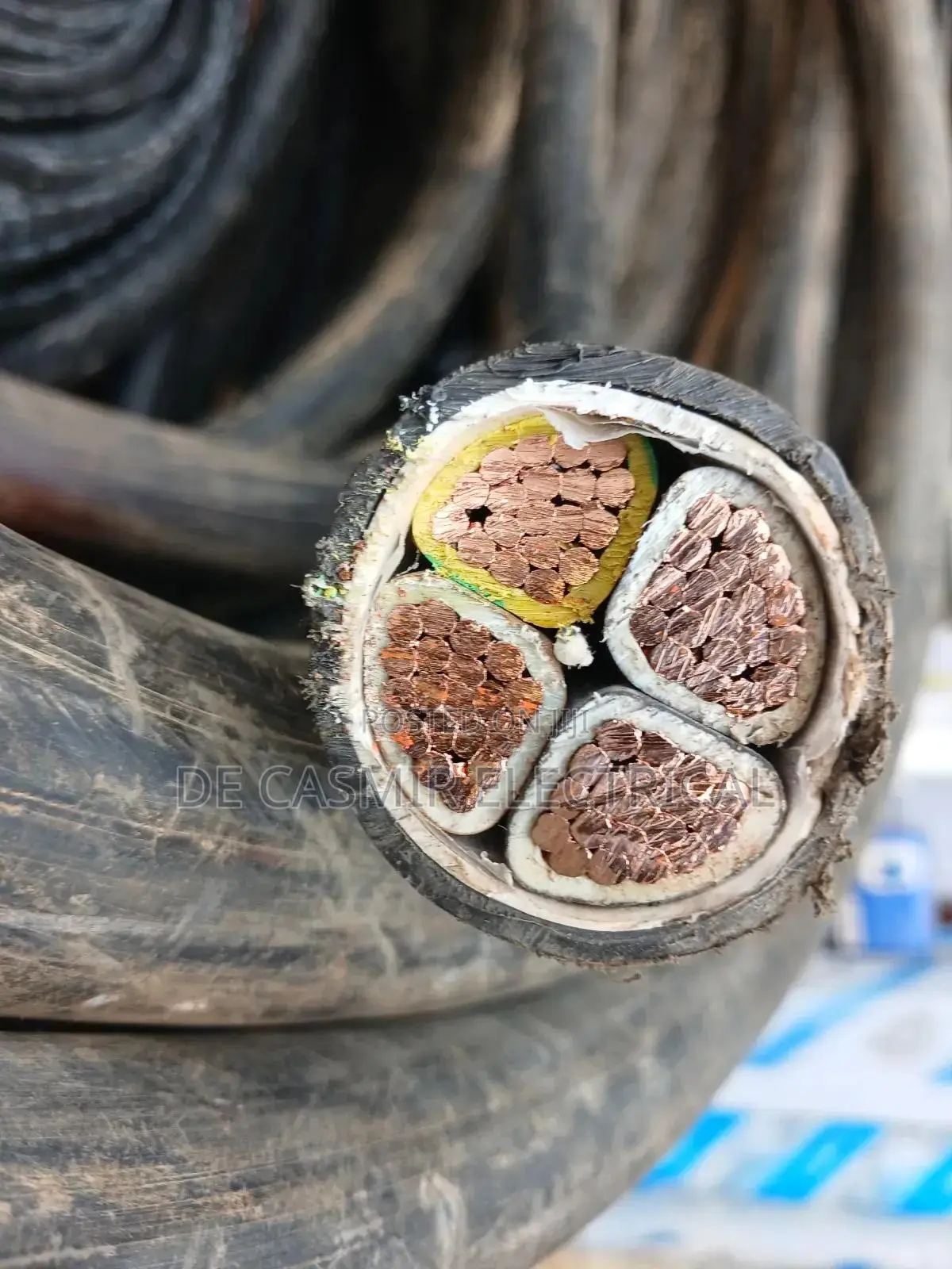 4x120mm2 PVC/PVC Cable Bicc