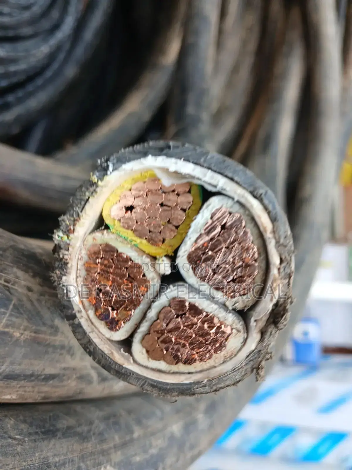 4x120mm2 PVC/PVC Cable Bicc