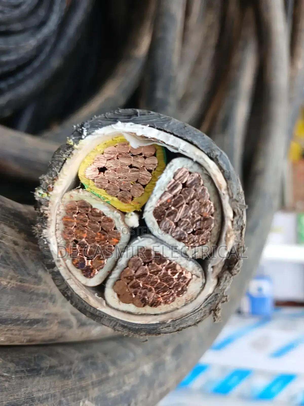 4x120mm2 PVC/PVC Cable Bicc