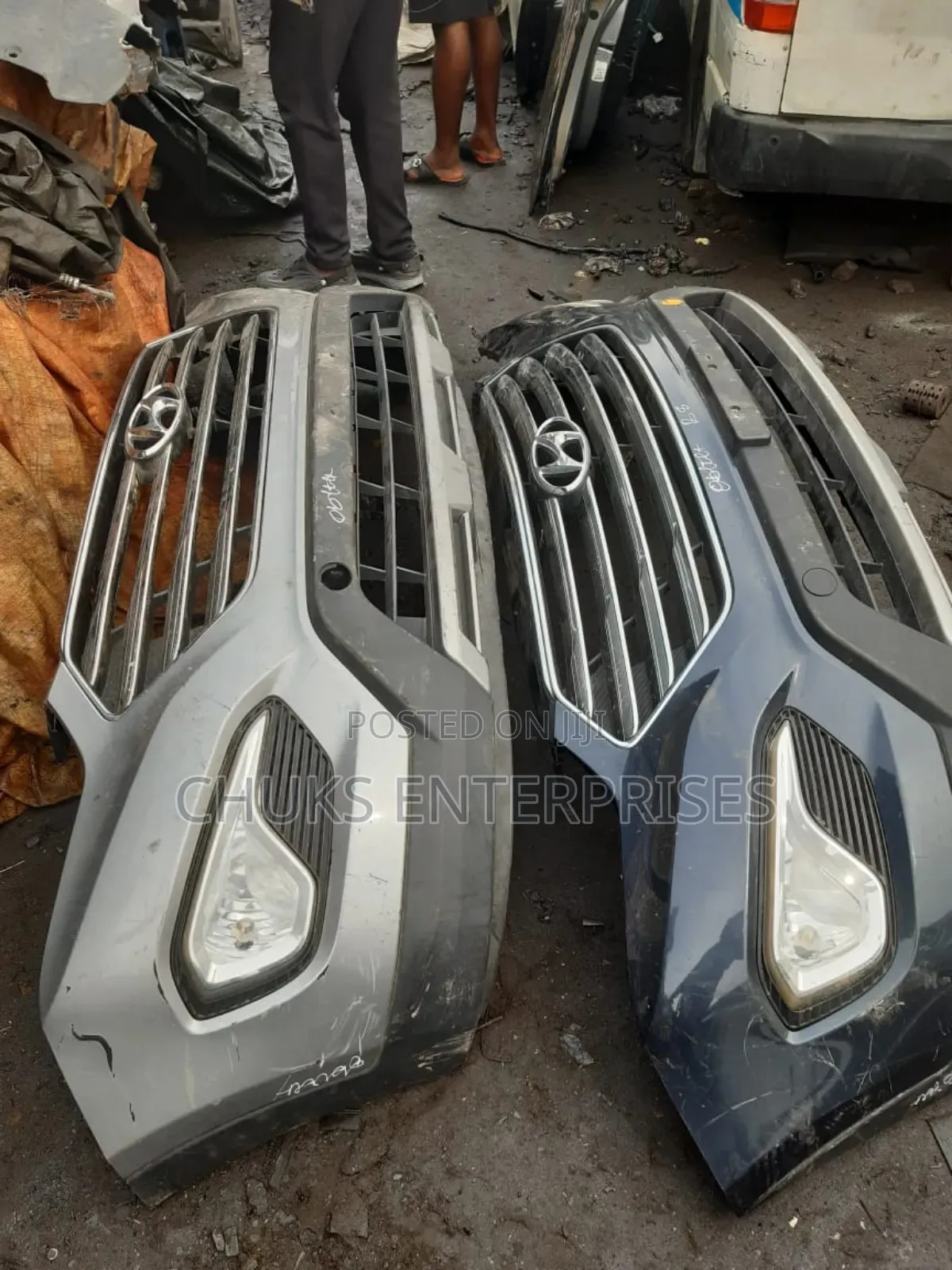 Complete Front Bumper Santafe 2014 Grand