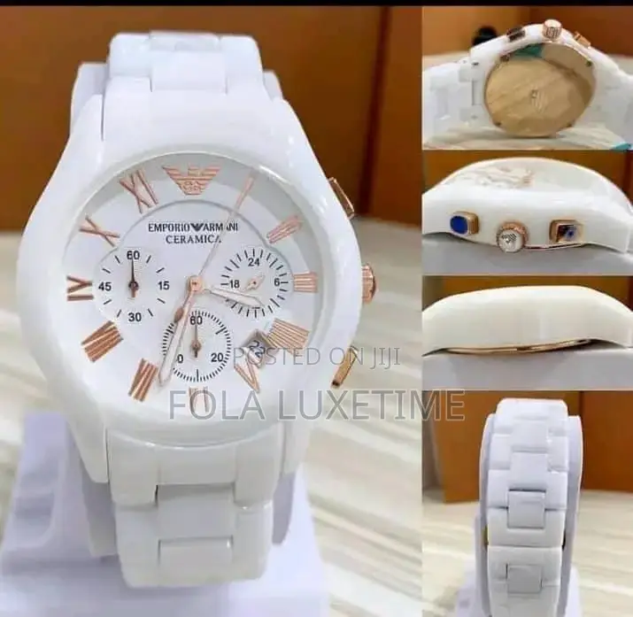 Armani Ceramics Chronograph Watch