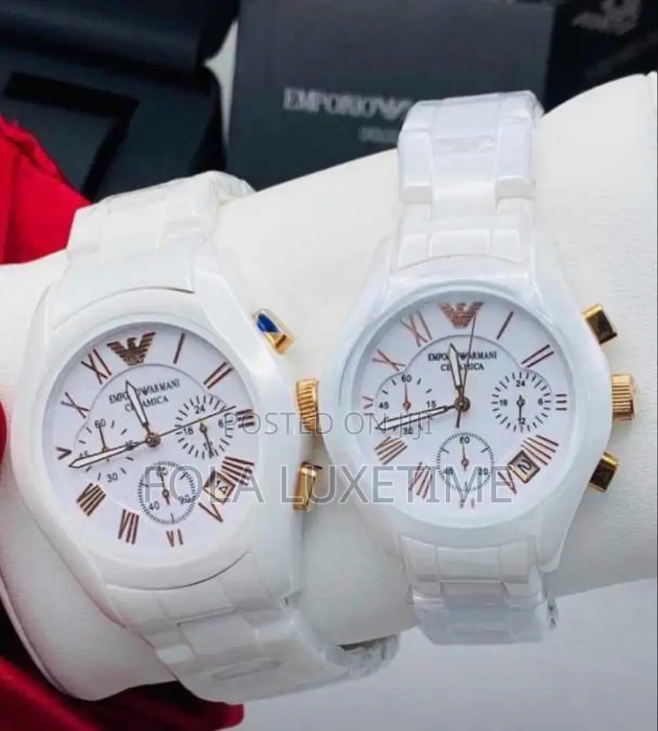 Armani Ceramics Chronograph Watch