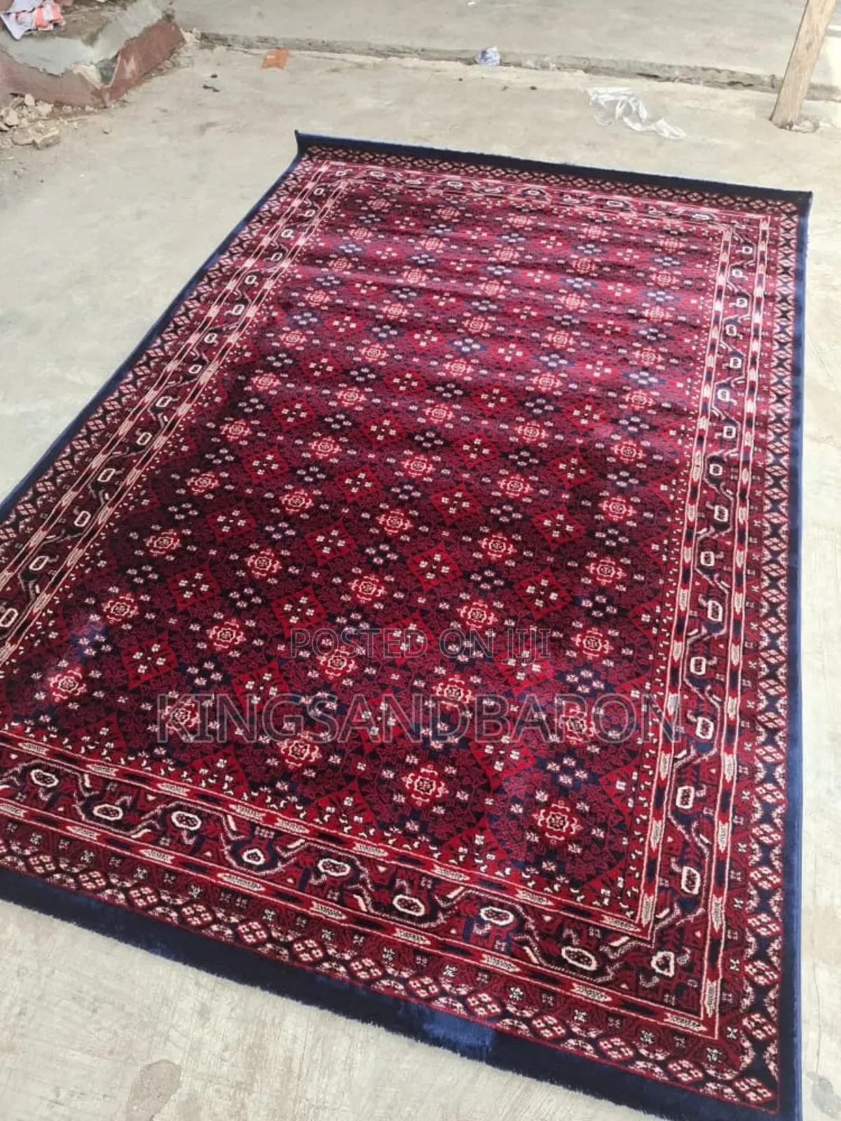 5x7fts Wine Belgium/Persian Premium Center Rug(7x10fts)