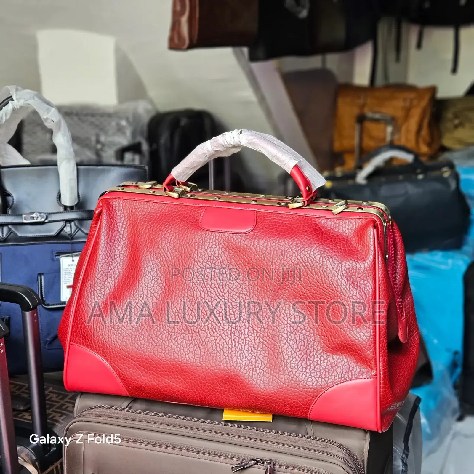 Genuine Leather Designer Duffle/Travel Bags