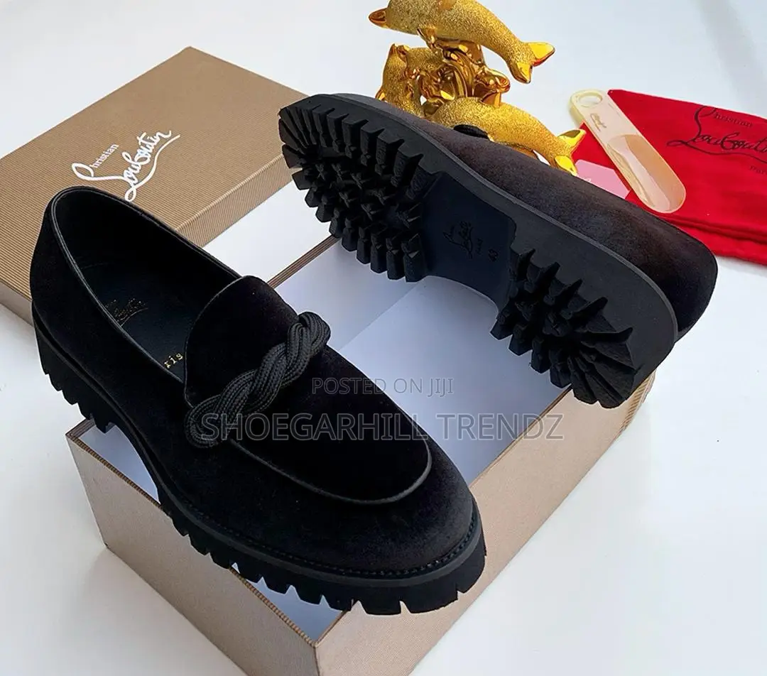 Men's Suede Chunky Soler Loafers
