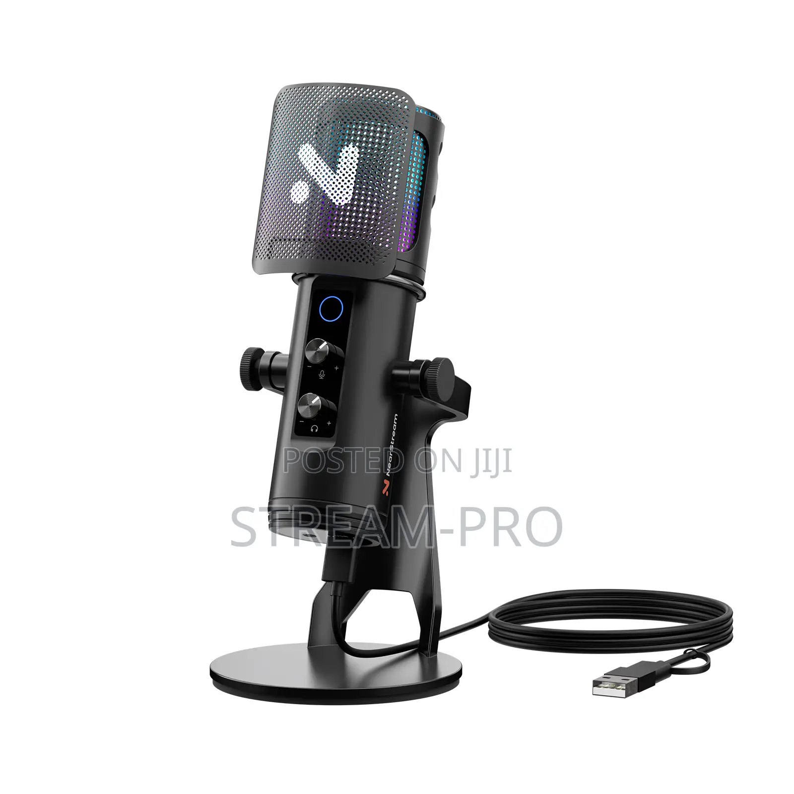 Nearstream Am35u Cardioid Usb Condenser Microphone With Desktop Stand