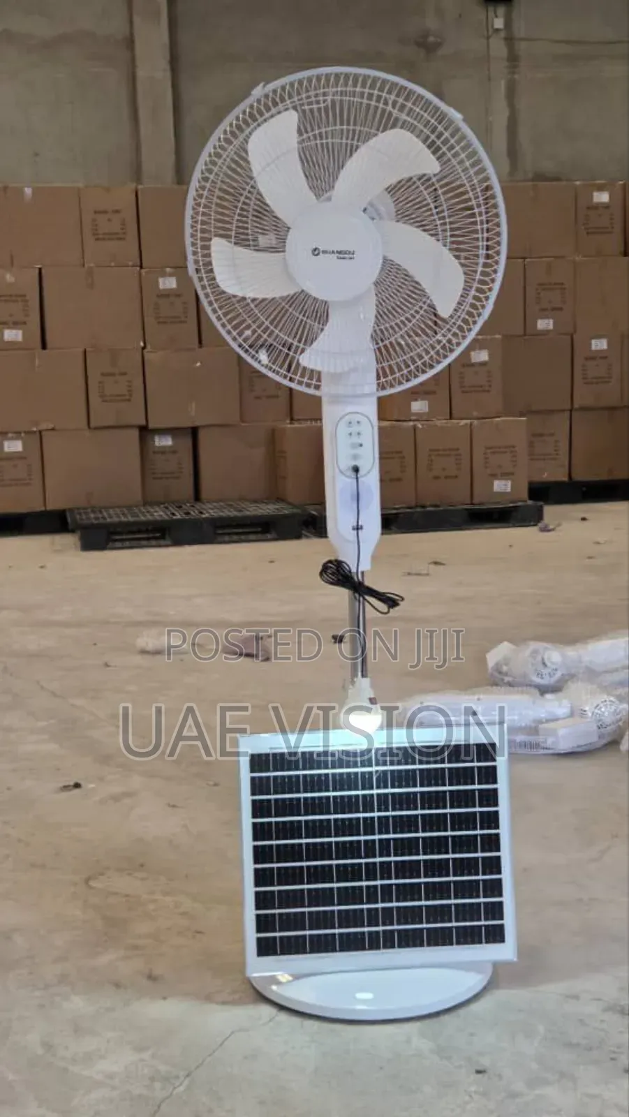 18inches Solar Rechargeable Fan