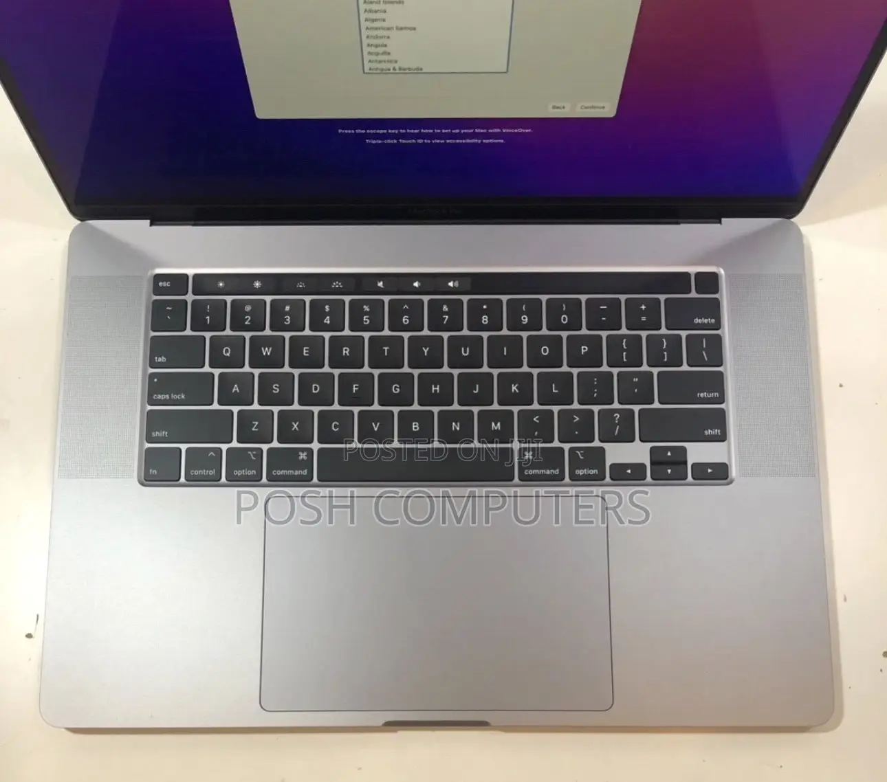 Laptop Apple MacBook Pro 2019 16GB Intel Core i7 SSD 512GB