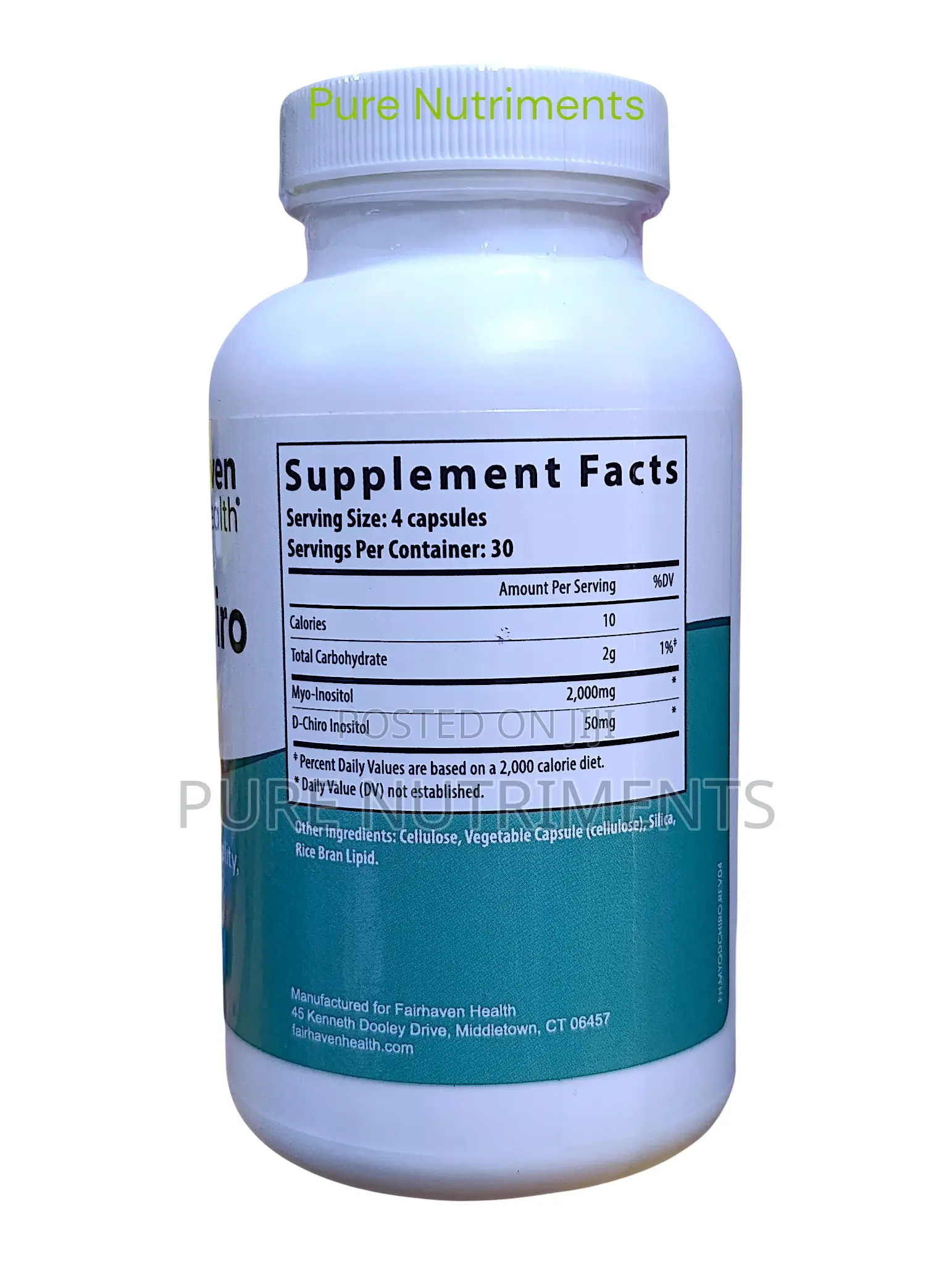 Fairhaven Myo D-Chiro Inositol – Cycle Fertility Support 120 Caps