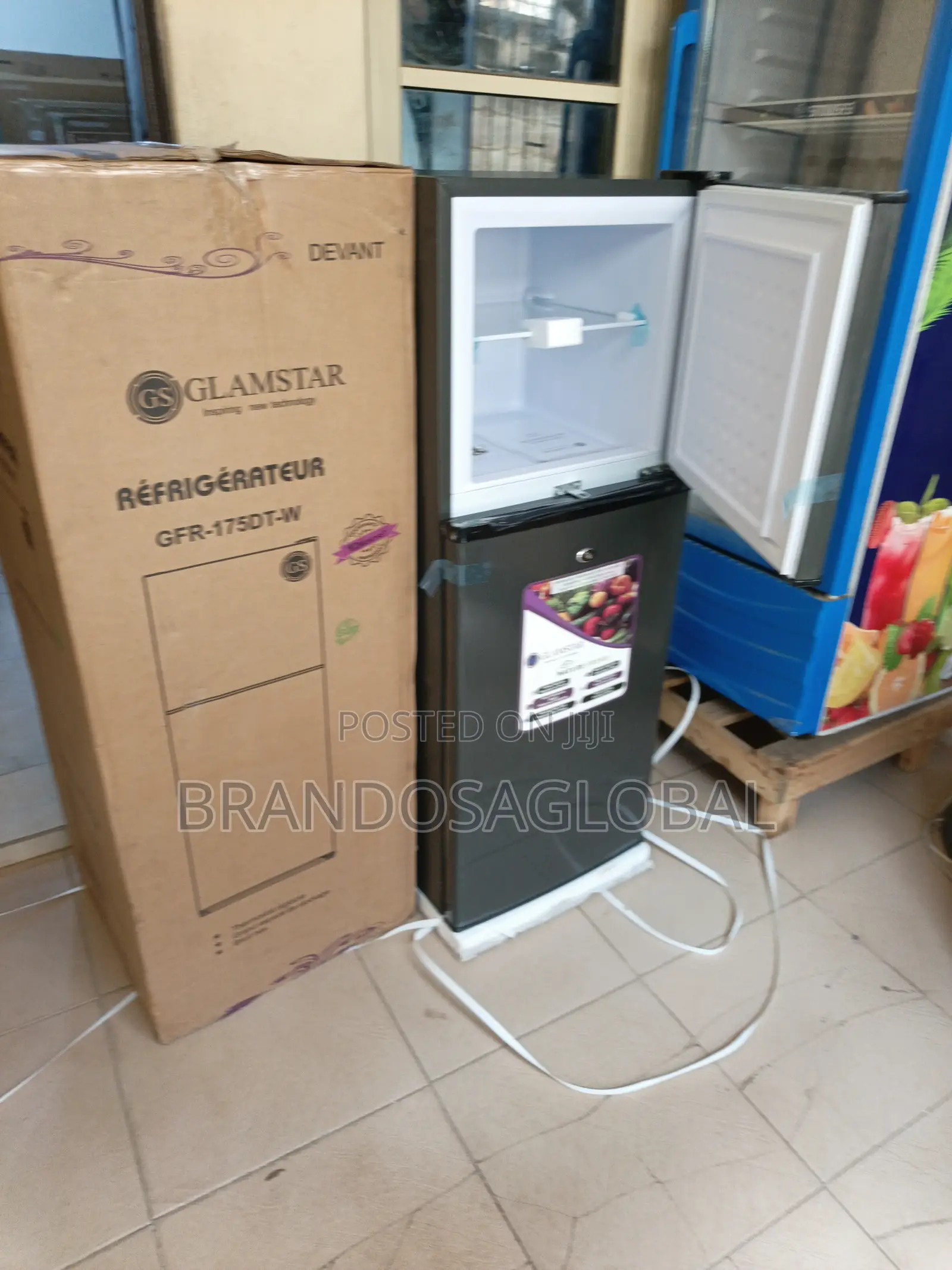 Brand New Glamstar Double Door Refrigerator 142l GFR-175dt-W