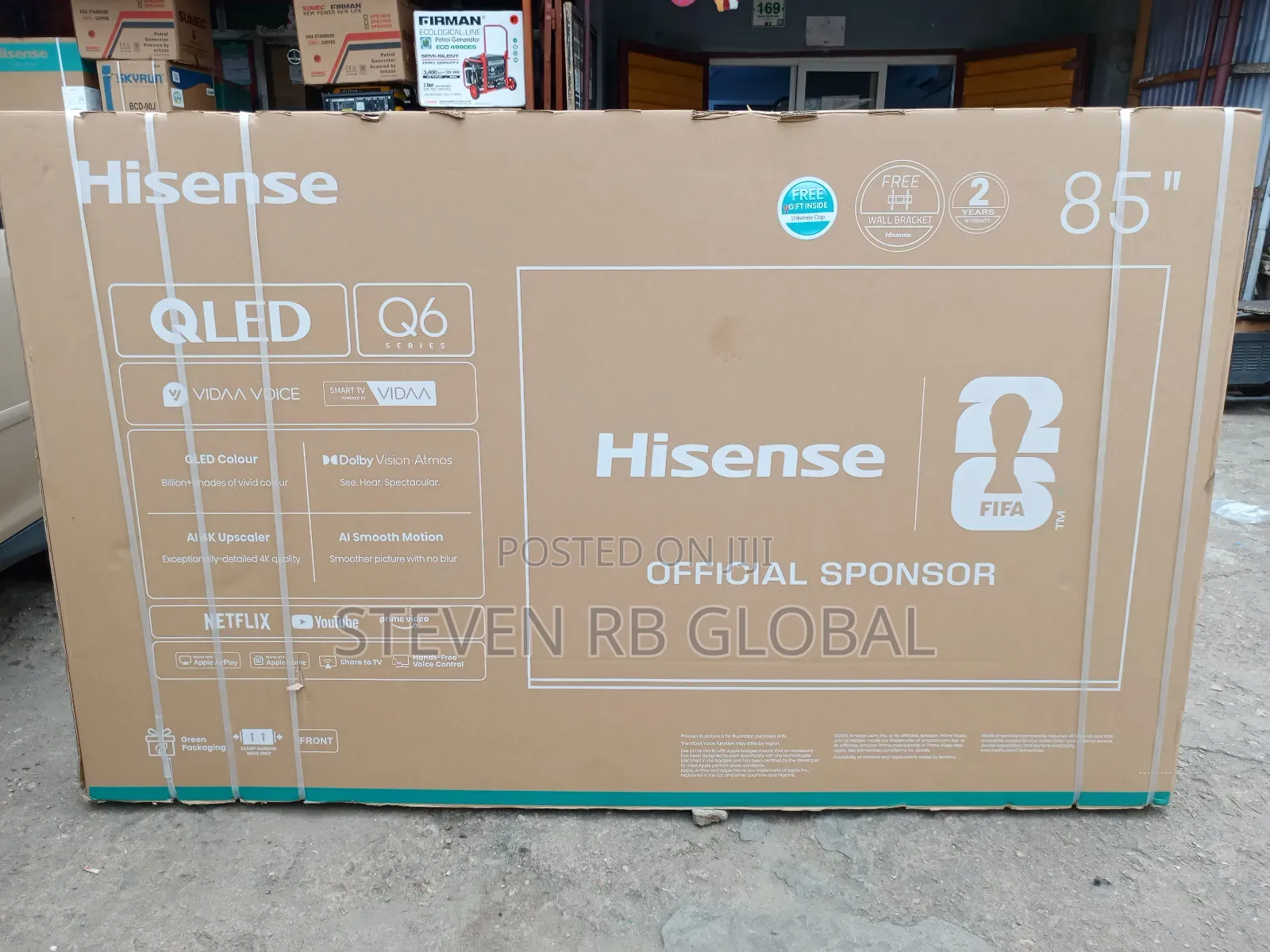 Hisense 85” Qled Smart Tv – Model 85q6q