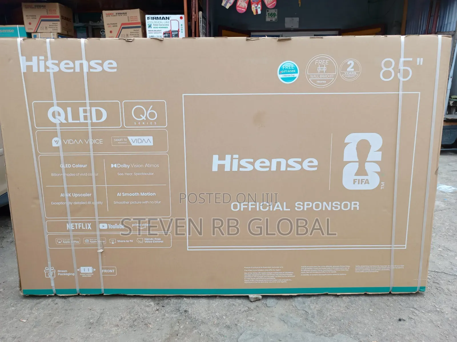 Hisense 85” Qled Smart Tv – Model 85q6q