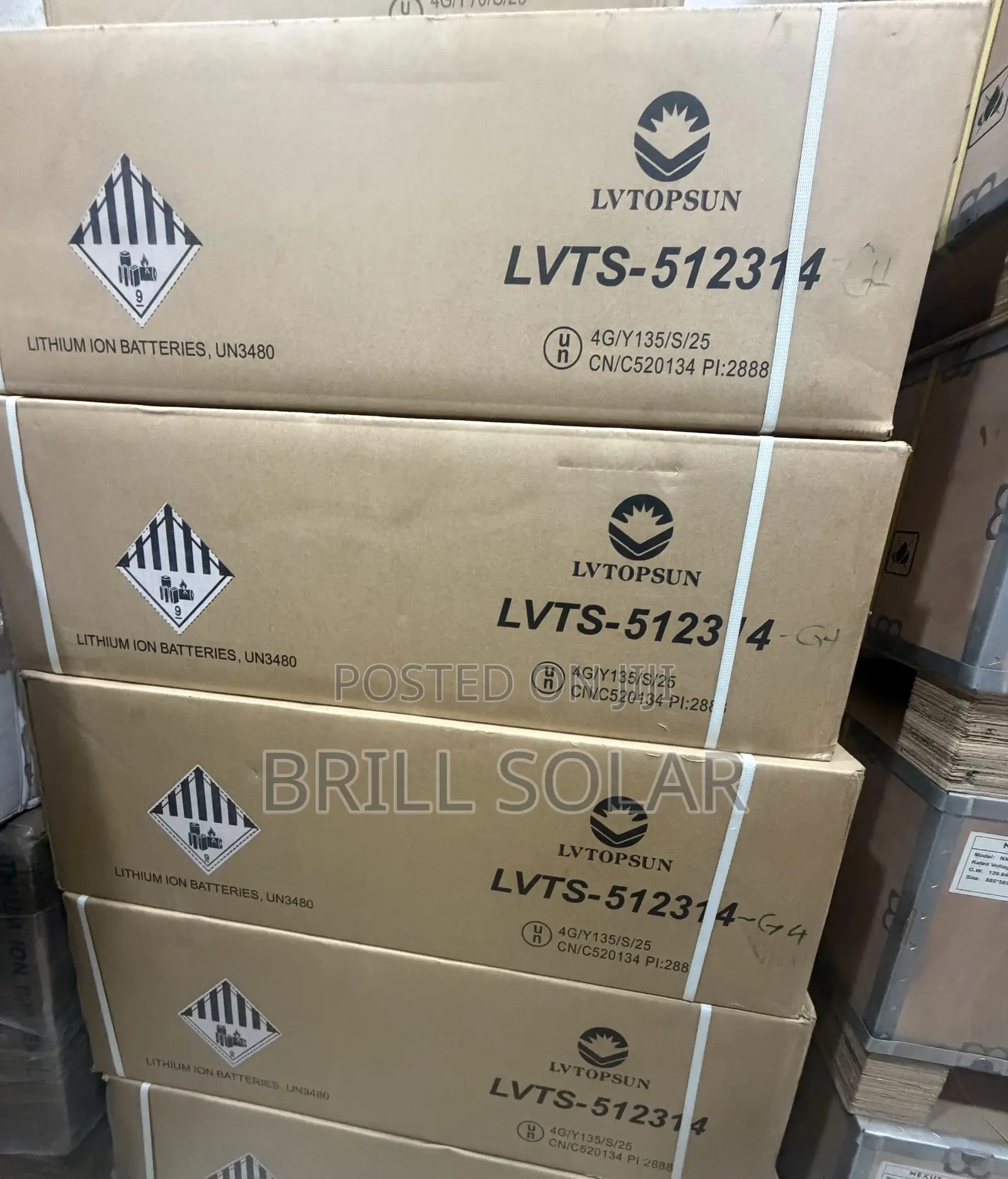 16kwh-51.2v Lvtopsun Solar Lithium Battery (G4)