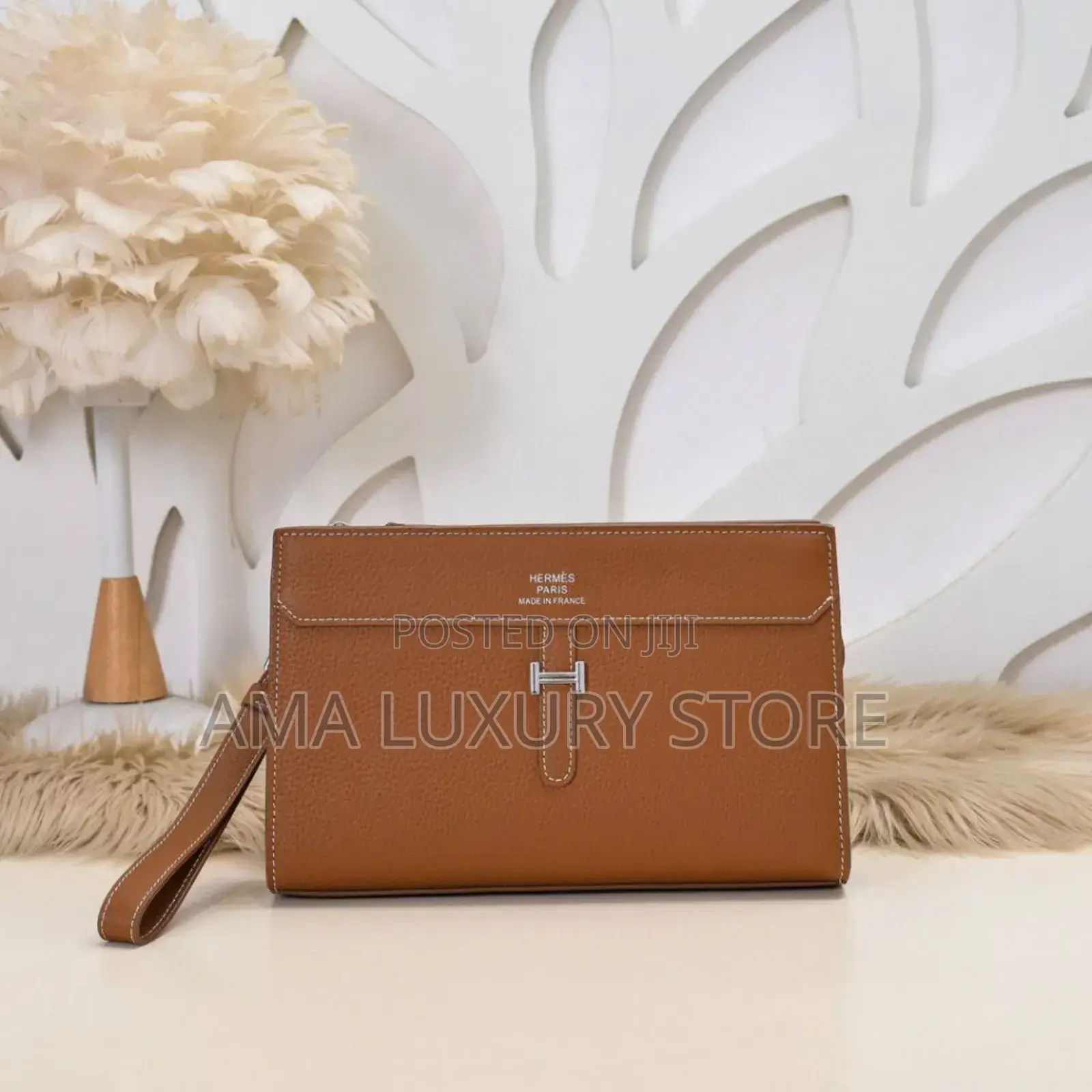 Hermes Genuine Leather Luxury Men's Purse