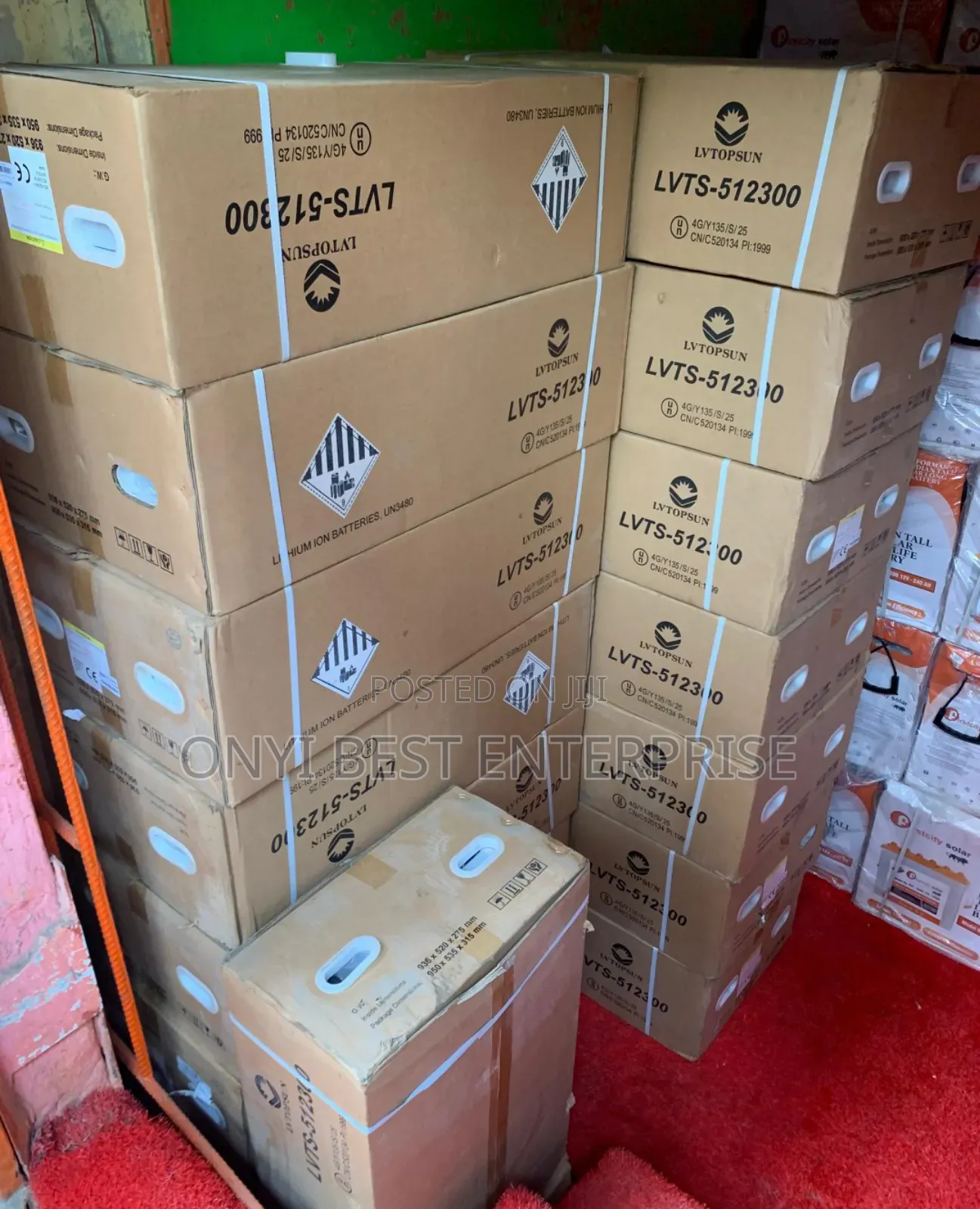 Lvtopsun Lithium Ion Battery 15kwh 51.2v 300ah