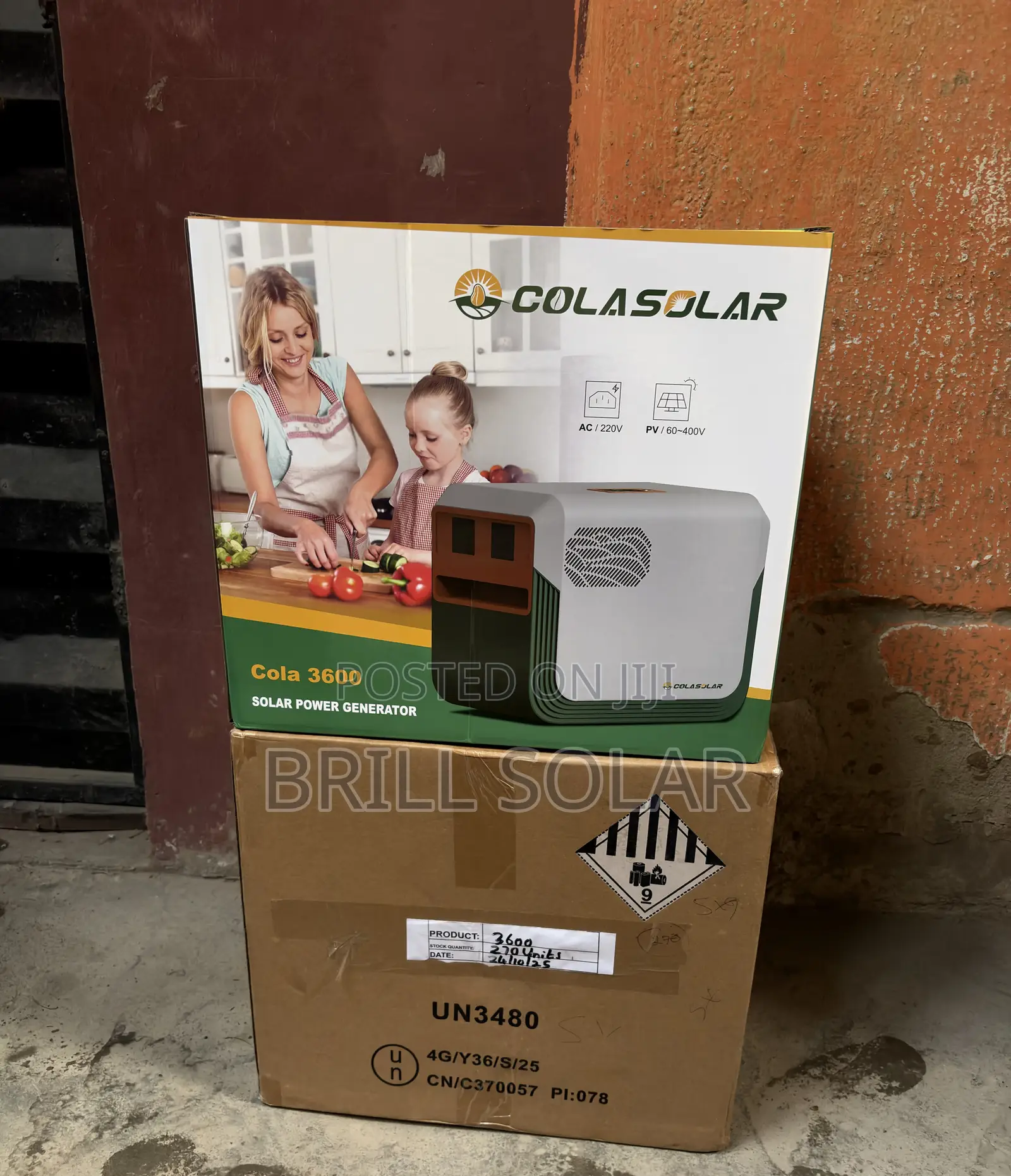 3.6kwh Cola Solar All-in-One Energy Storage System (Cola3600)