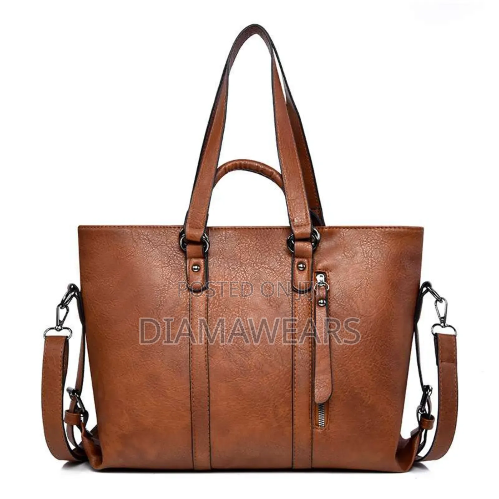 Extra Large Black Ladies Office Work Tote Hand Bag