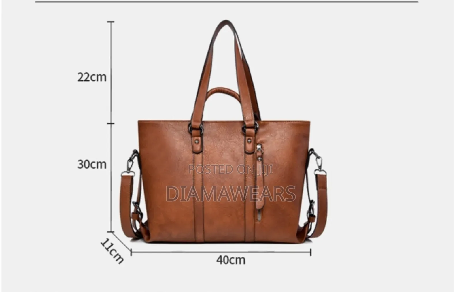 Extra Large Black Ladies Office Work Tote Hand Bag