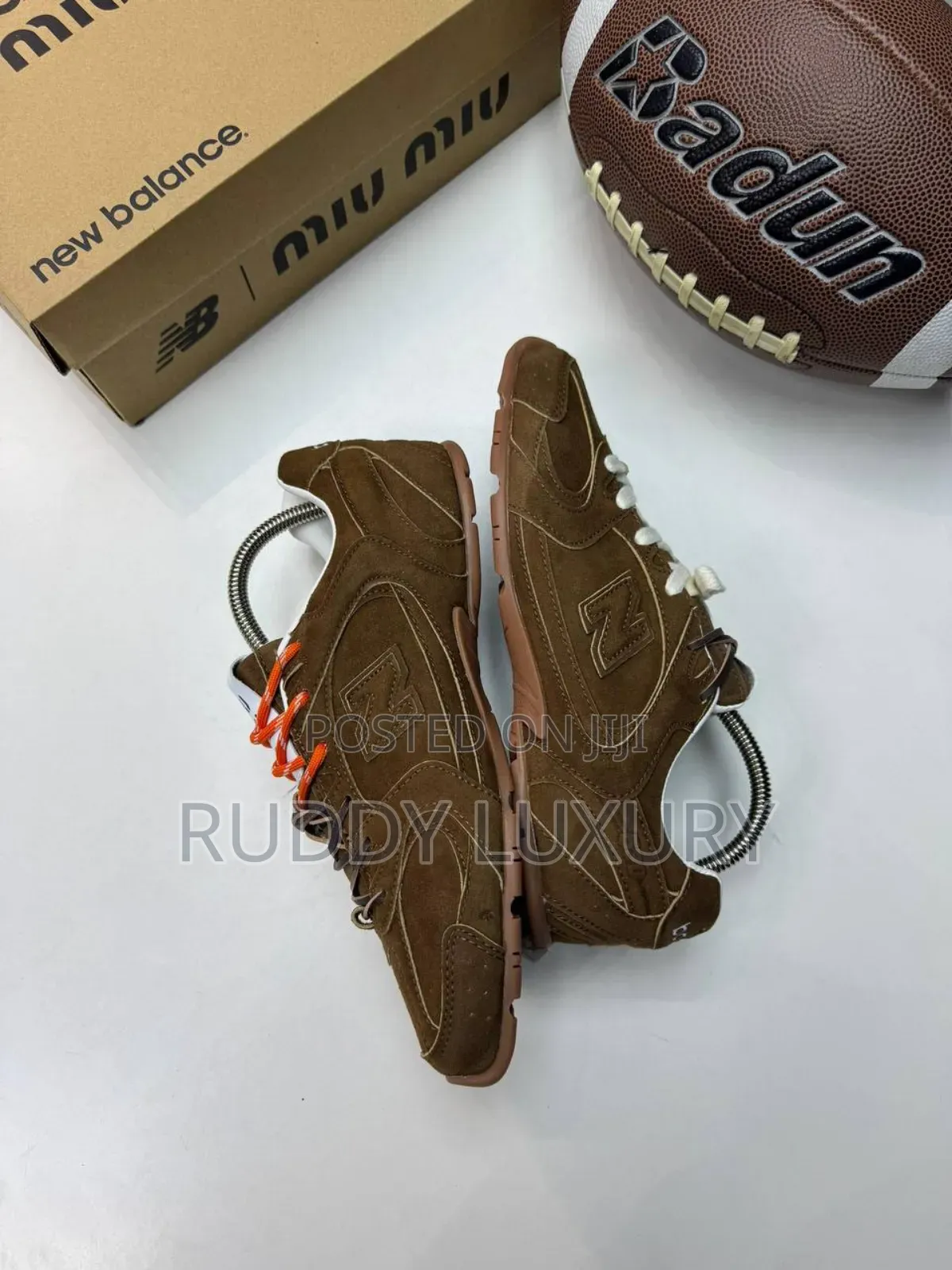 Premium Brown Suede Trail Runner