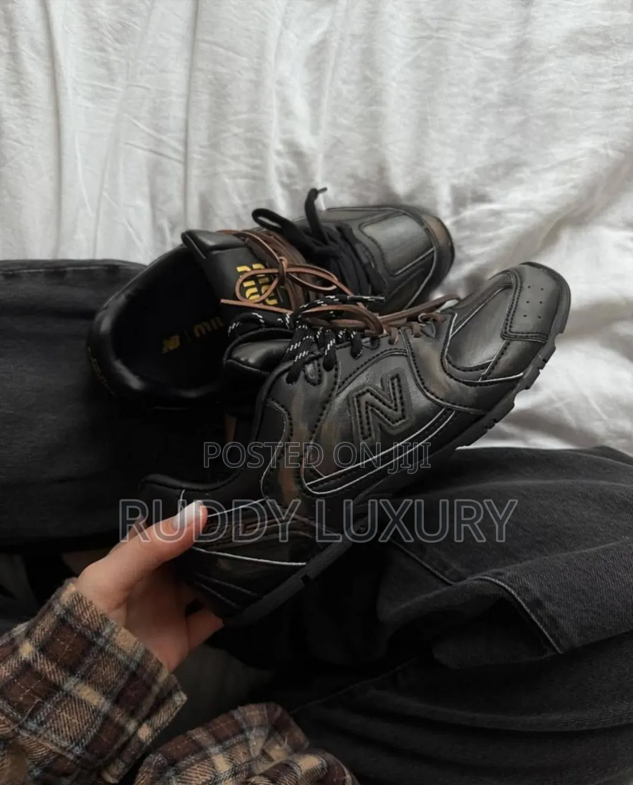 Premium Brown Suede Trail Runner