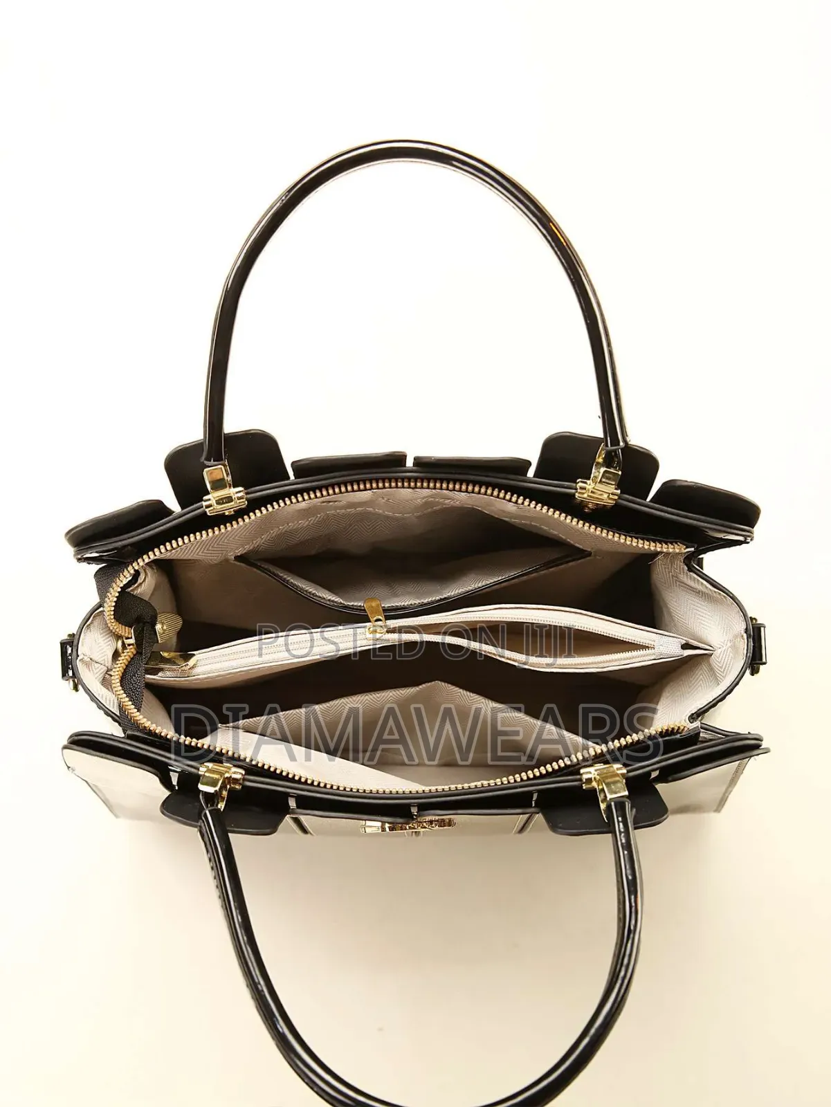 Multicolour Green Ladies Hand Bag