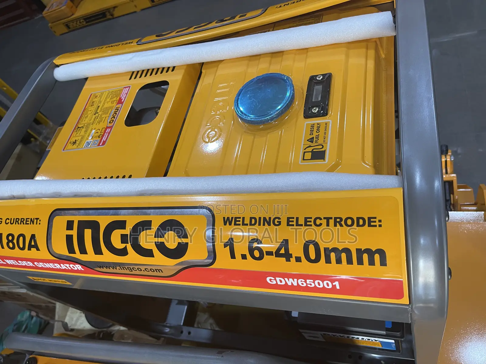 Heavy-Duty Ingco Diesel Welder Generator – 4600w (Gdw65001