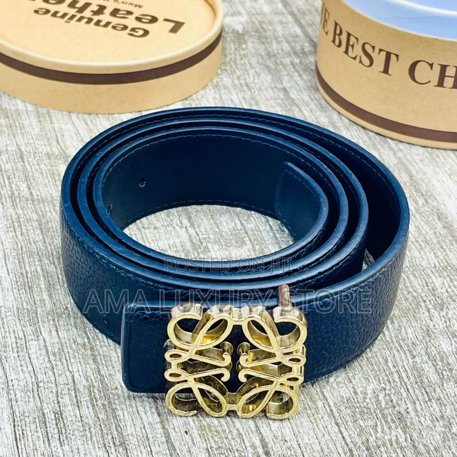 Designer Genuine Leather Men's Waist Belts