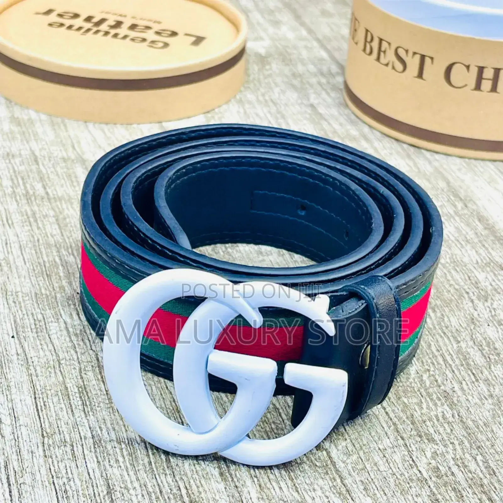 Designer Genuine Leather Men's Waist Belts