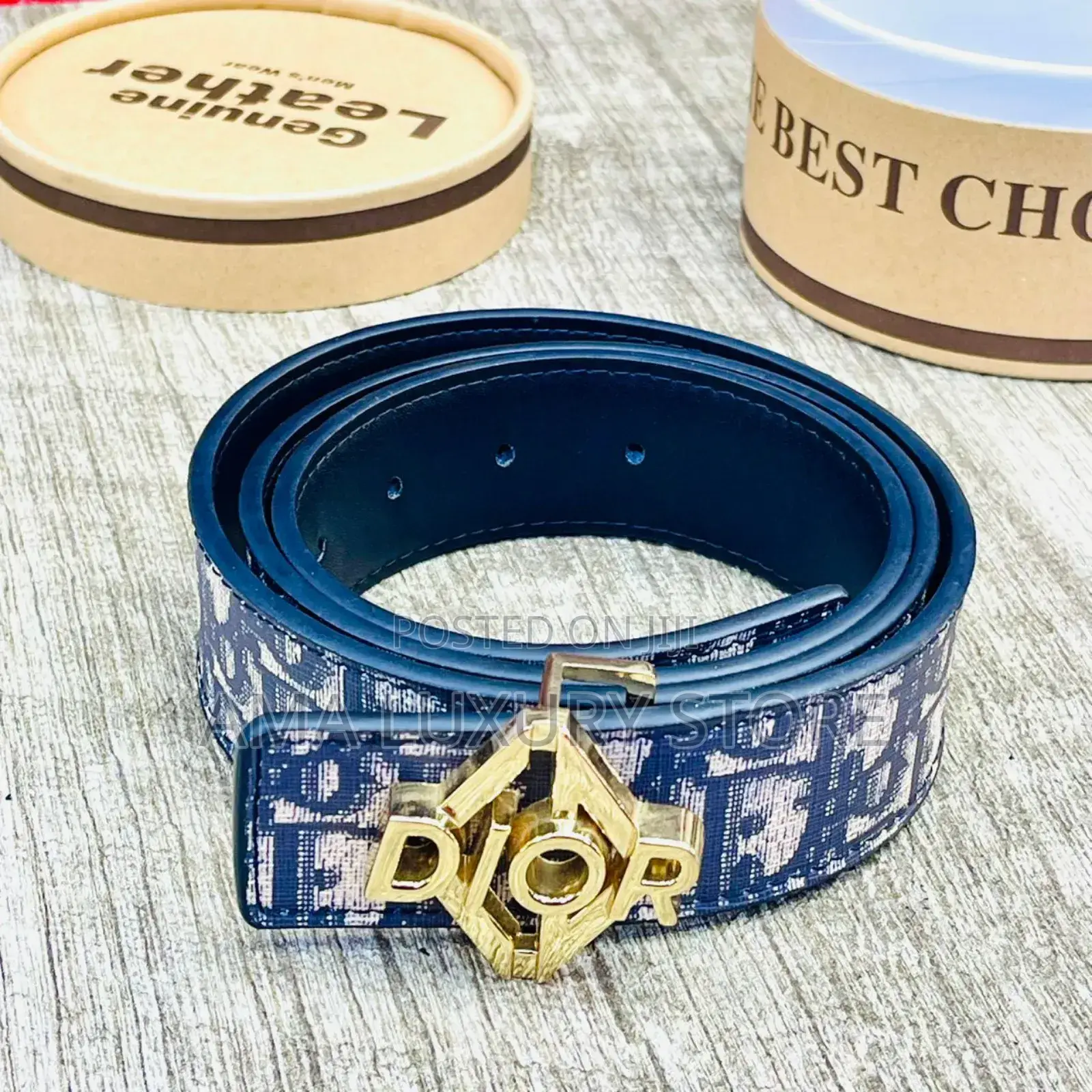 Designer Genuine Leather Men's Waist Belts